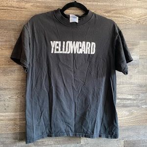 VINTAGE M&O Knits tagged YELLOWCARD BAND TEE